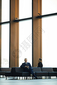 办公大厅或机场大厅的背景图像图片
