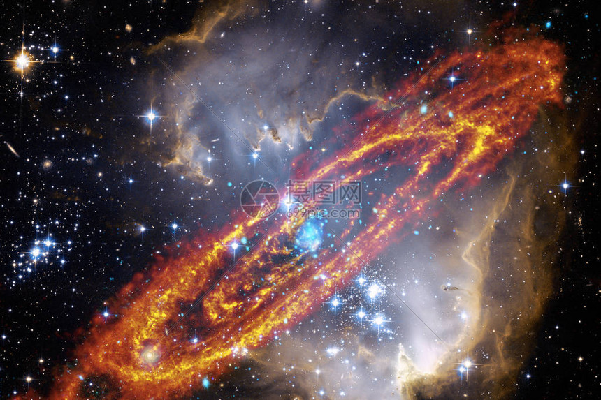 太空中的星云和星系这是美国航天局提供图片