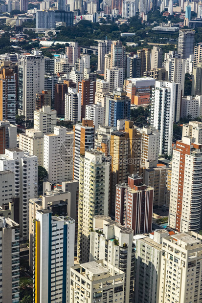 一个大城市的空中景象圣保图片