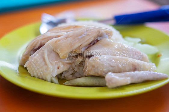 美味的新加坡鸡米海南图片