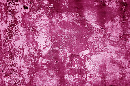 Grungy水泥墙纹理粉红色调设计背图片