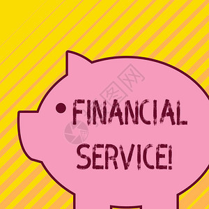 金融业提供的经济服务的商业理念肥硕的粉红猪肥硕图片