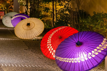 在日本京都的日本伞日图片