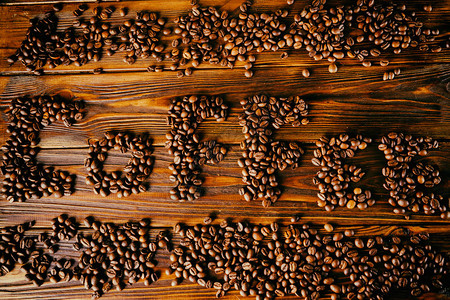 咖啡主题咖啡豆图片