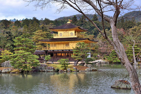 金殿京都具有里程碑意义的寺庙图片