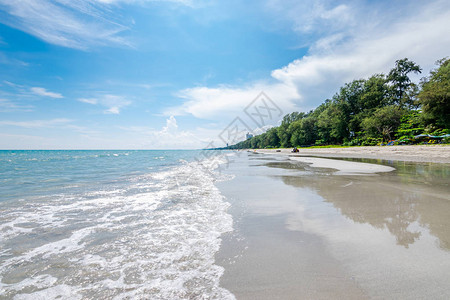 MaeRamPhueng海滩的景象是泰国Rayong的景点图片