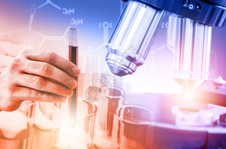 研发理念医学研究实验室微生物学和化学科和医学实验室仪器显微镜试管和玻璃瓶的高清图片下载-正版图片506169204-摄图网