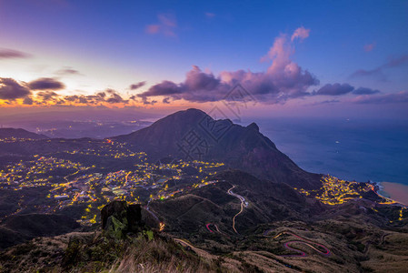 新台北金瓜石夜景图片