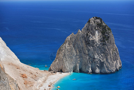希腊Zakinthos岛Keri的爱奥尼安海景色美丽图片