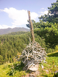 Tusheti公园风景如画的照片野生的地方旅行风景秀丽的高加索山脉景观格鲁吉亚旅游夏季景观大高加索自然乔治图片