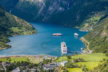 挪威巡航Geirangerfjor图片