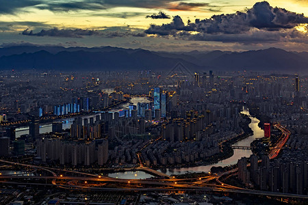 福州城市夜景图片