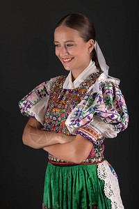 斯洛伐克民俗女孩图片