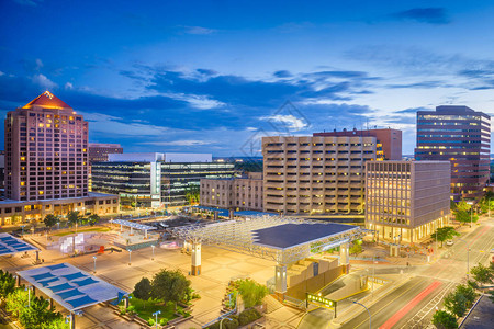 阿尔布开克新墨西哥州美国市中心城图片