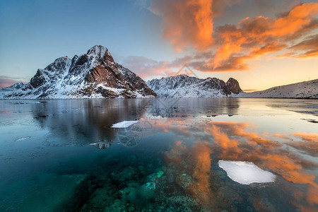 挪威美丽的日图片