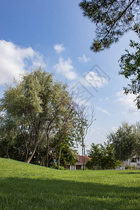 蓝天碧空的美丽风景自然纹理图片