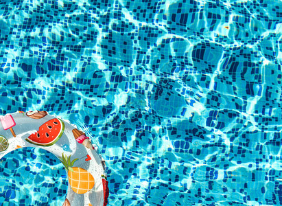 新的现代热带儿童Lifebuoy游泳池浮环图片
