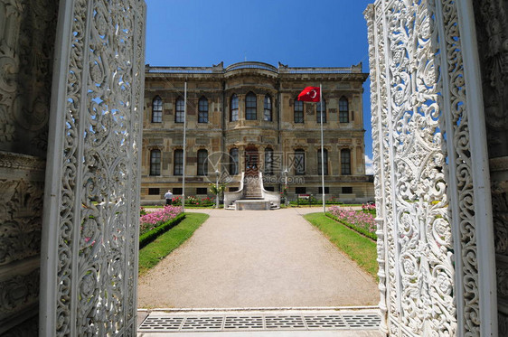 Kucuksu宫或馆或Goksu馆是伊斯坦图片