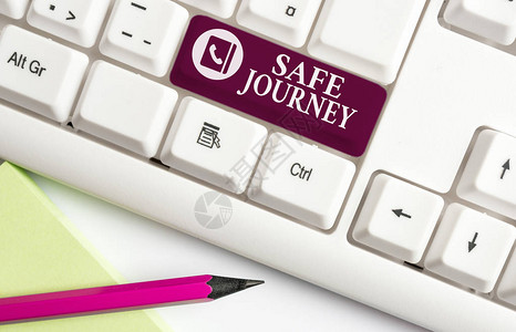 文字书写文本安全之旅商务照片展示祝福告别小心驾驶使用安全带白色pc键盘图片