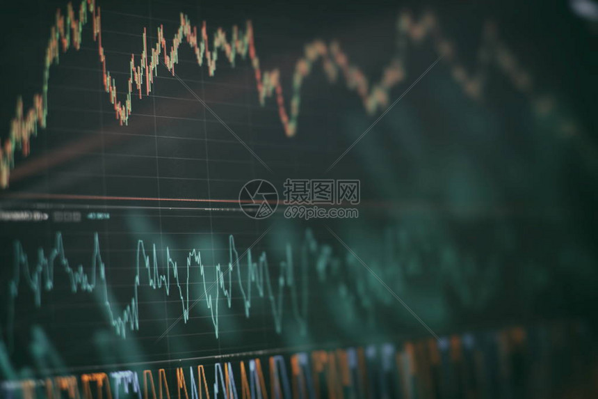 股票市场报价的显示业务图看涨跌趋势烛台图上升高清图片下载-正版图片506221690-摄图网