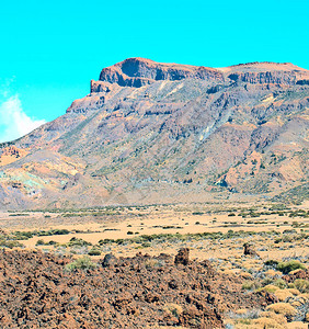 位于西班牙卡那利岛特纳里费岛的提德火山景象图片