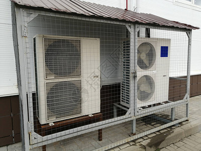 商业冷却HVAC空调冷凝器风扇电池装置图片