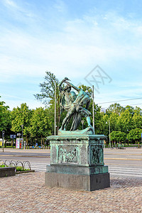 瑞典哥德堡瑞典雕塑家约翰彼得莫林JohanPeterMolin图片