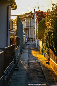 晚上和住宅区图片