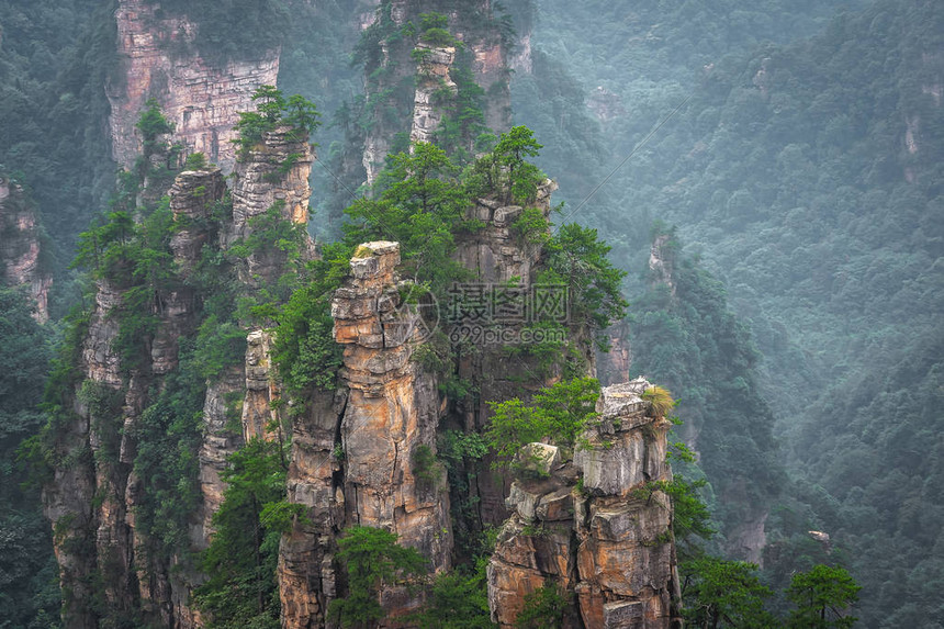 湖南省伍林源Wwlingyuan著名旅游景点Zhangjiajie公园天津图片