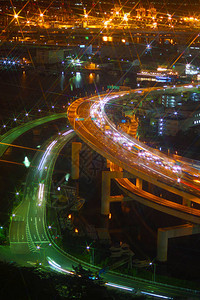 神奈川县横滨港未来夜景图片