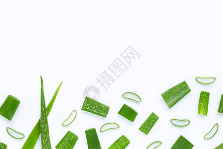 AloeVera切割片段图片