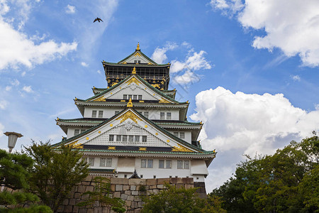 大阪城堡日本著名地图片