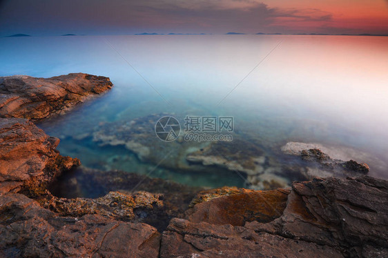 海岸对平面海的观测图片