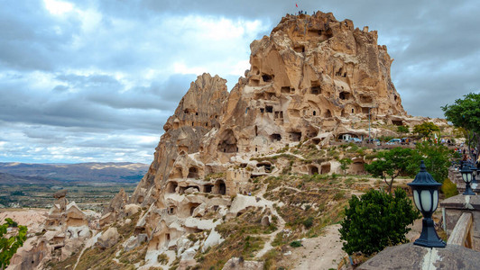 土耳其Uchisar城堡和古城图片