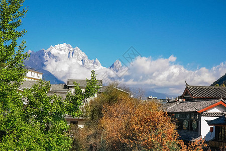 玉龙雪山李江日南拍下世界古图片