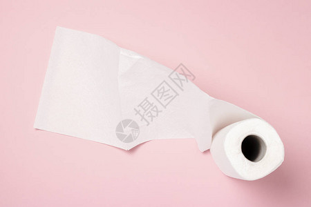卫生间装修效果图粉红色背景的纸巾卷背景