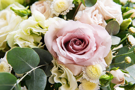 婚礼花新娘花束紧贴玫瑰和装图片