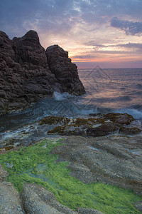 布拉瓦海岸的海景图片