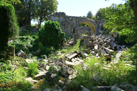 土耳其安塔利亚特梅索斯古城的景色图片