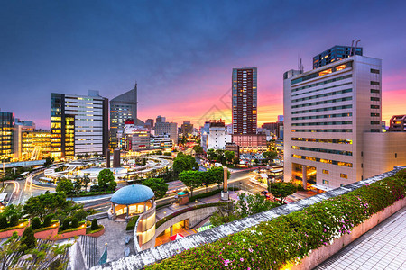 日本滨松市日本静冈黄昏图片