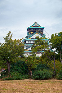日本大阪城堡主塔Tenshu的五个故事图片