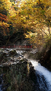 日本山形市的银山温泉街图片