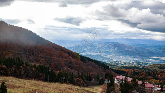 东北五常日本的zaosarukura景观背景