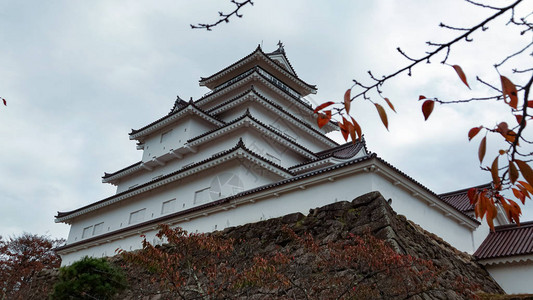 日本会津若松城图片