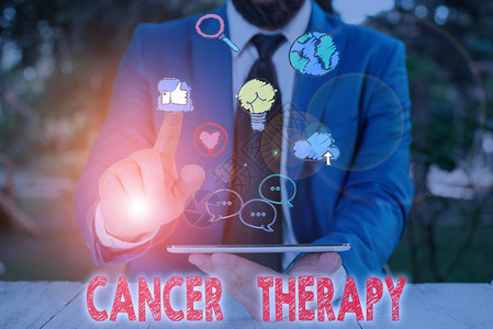 文字书写文本癌症治疗商业照片展示患者经常接受手图片