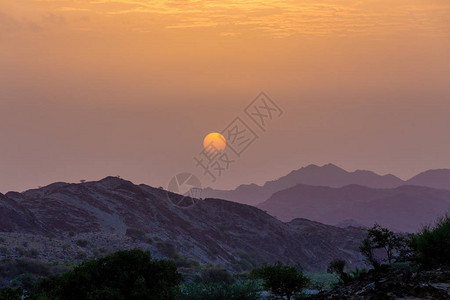 Afar地区Danakil低压区附近日出风景埃塞俄比亚北部Simie图片