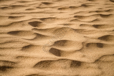 风形成的沙纹图片