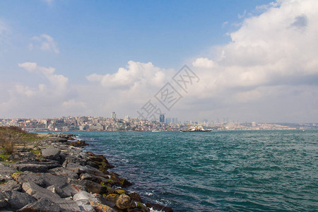 Bosphorus和伊斯坦布尔Besikt图片