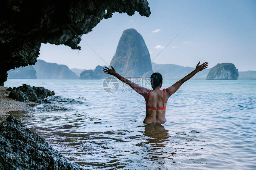 泰国人访问热带海滩泰国普吉ThaiPhuket图片