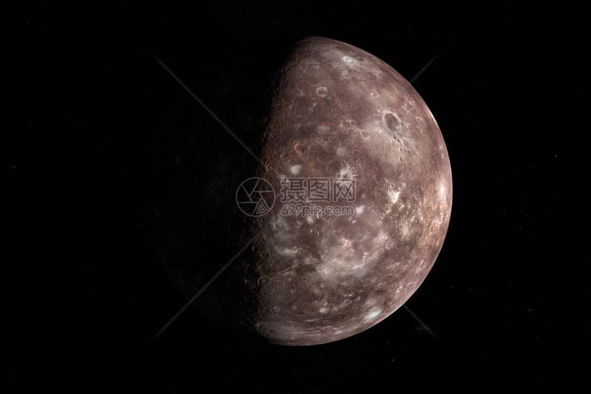 泰坦尼亚卫星天王星行的自然卫星高清图片下载-正版图片506425196-摄图网